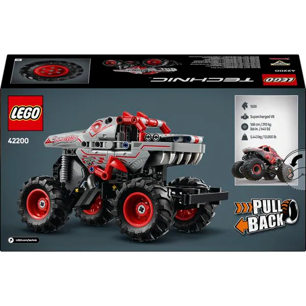 LEGO Technic 42200 Monster Jam ThunderROARus Visszahúzós<br>