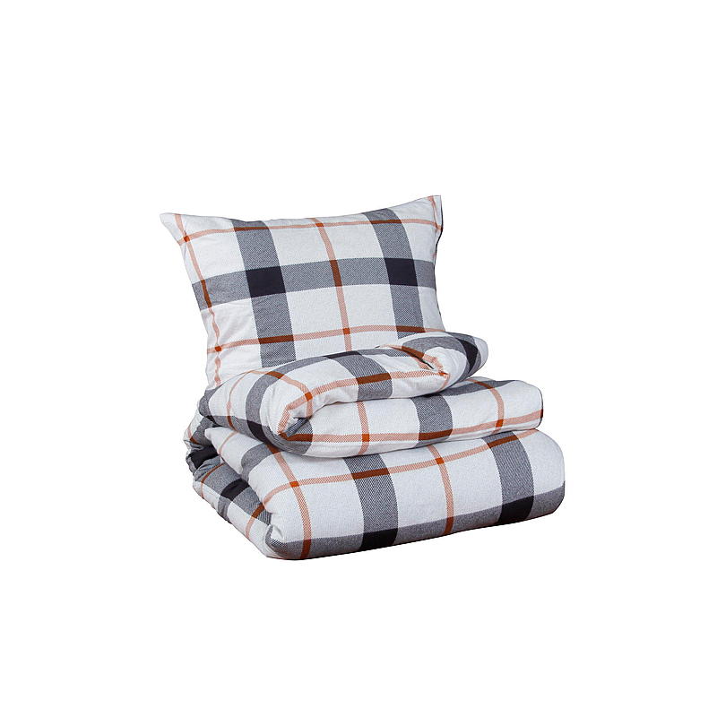 Parure de lit 140x220 cm flanelle Hovden