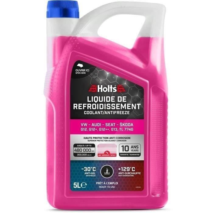 Liquido refrigerante - HOLTS - HAFR0006B - Specificamente per VW-AUDI-SEAT-SKODA G12/ G12+ / G12++ / G13 / TL 774G 5L + Ugello