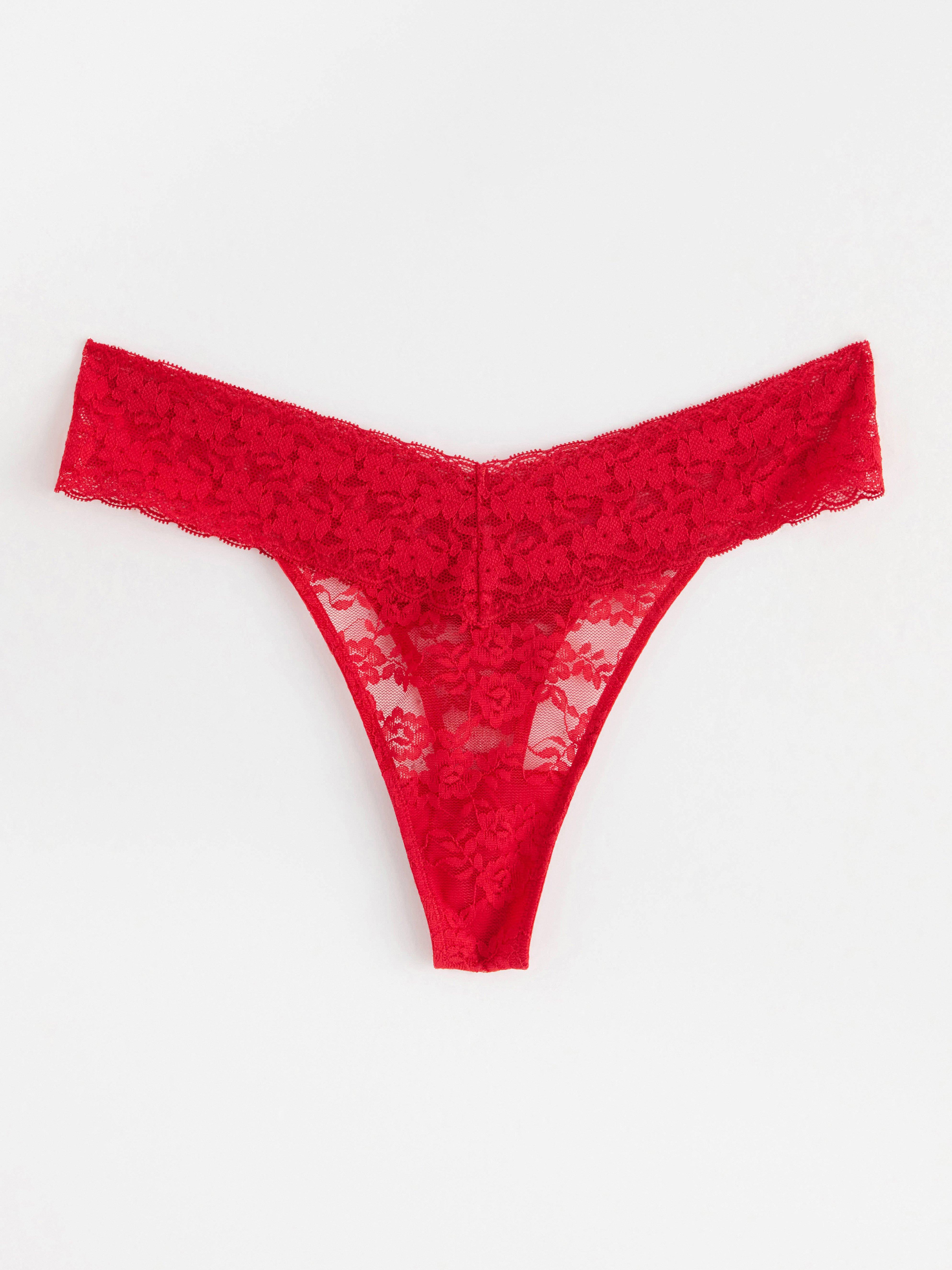 Stringtrosa i spets Red