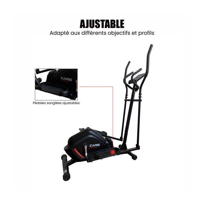 Crosstrainer - CARE - Activa 21 - 10 kg vliegwiel - 21 programma's