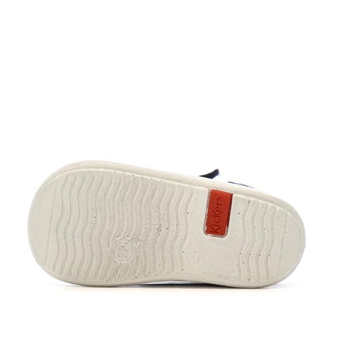Kickers Jungen-Stiefeletten, marineblau, hoch geschnitten