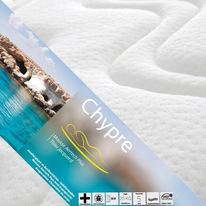 CIPRO - Set materasso + doghe 120x190