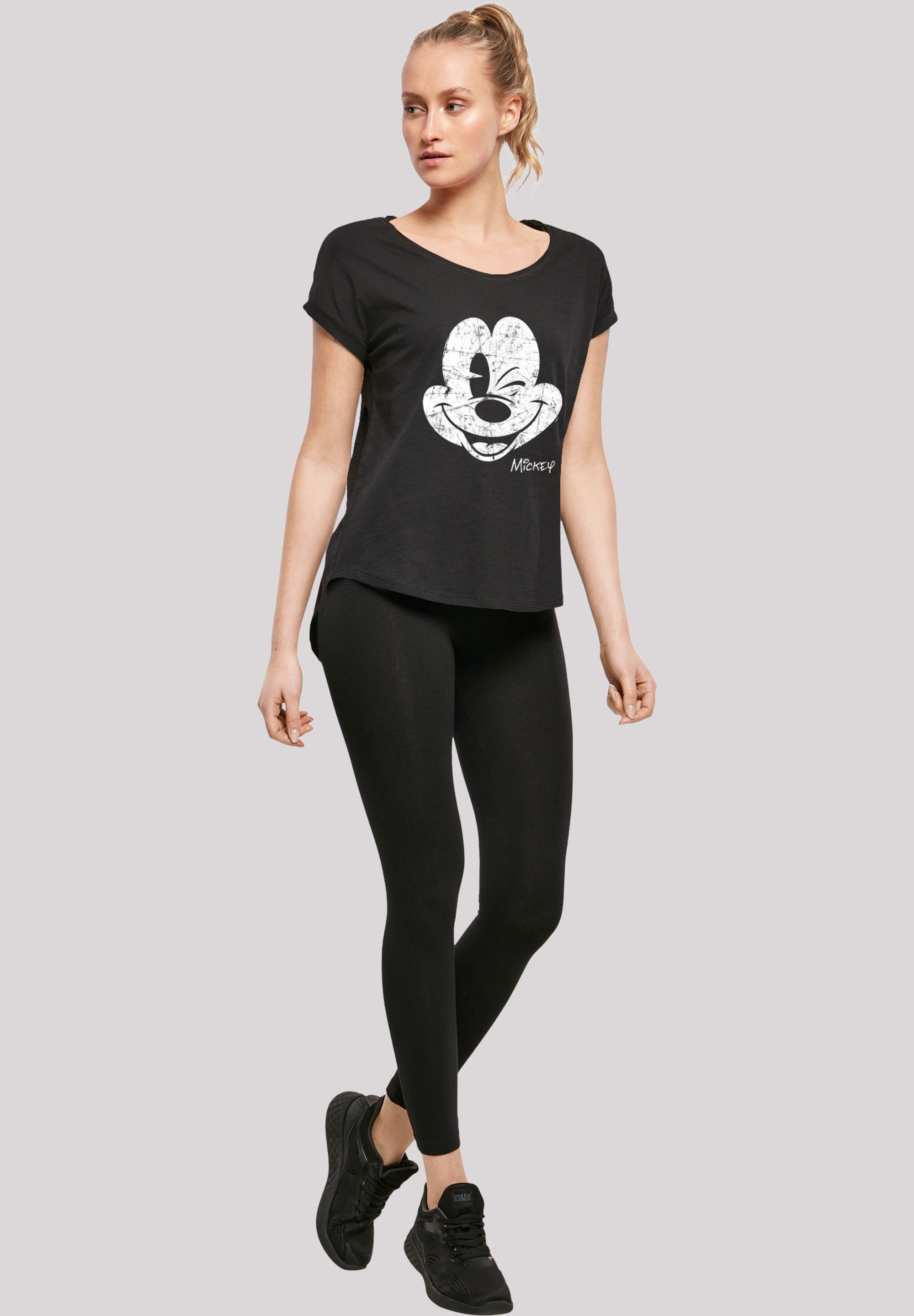 F4NT4STIC DISNEY MICKY MAUS - T-shirt met print - zwart