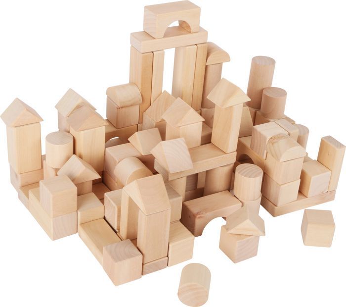 Naturholz-Baukasten – LEGLER – 7073 – 100 Teile – Mehrfarbig – Ab 3 Jahren