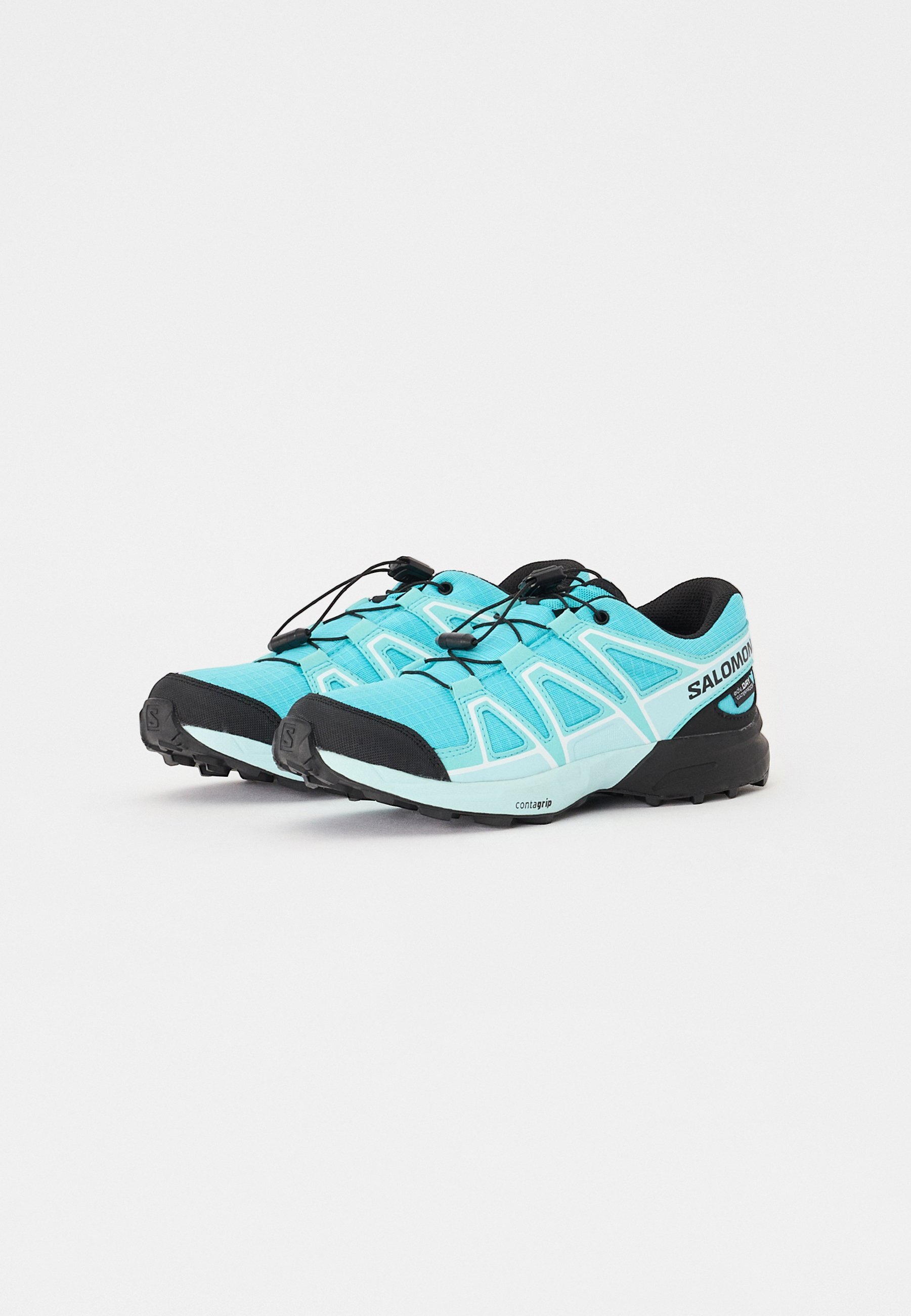 Salomon SPEEDCROSS UNISEX - Buty trekkingowe - blue curacao/black/iced aqua
