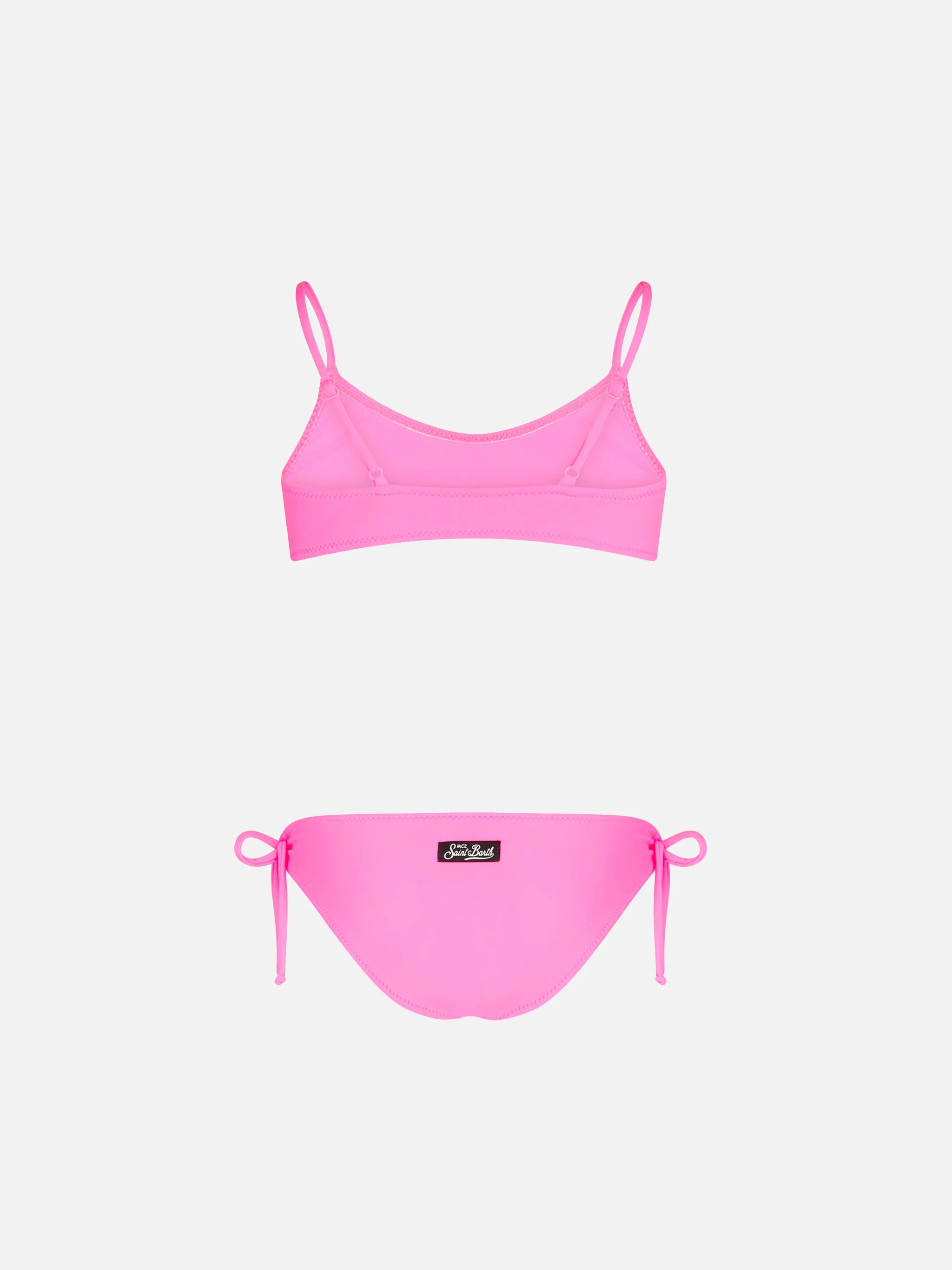Neonroze bralette bikini voor meisjes