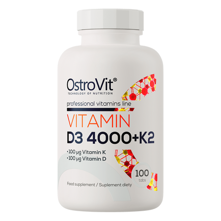 OstroVit Vitamin D3 4000 IU + K2