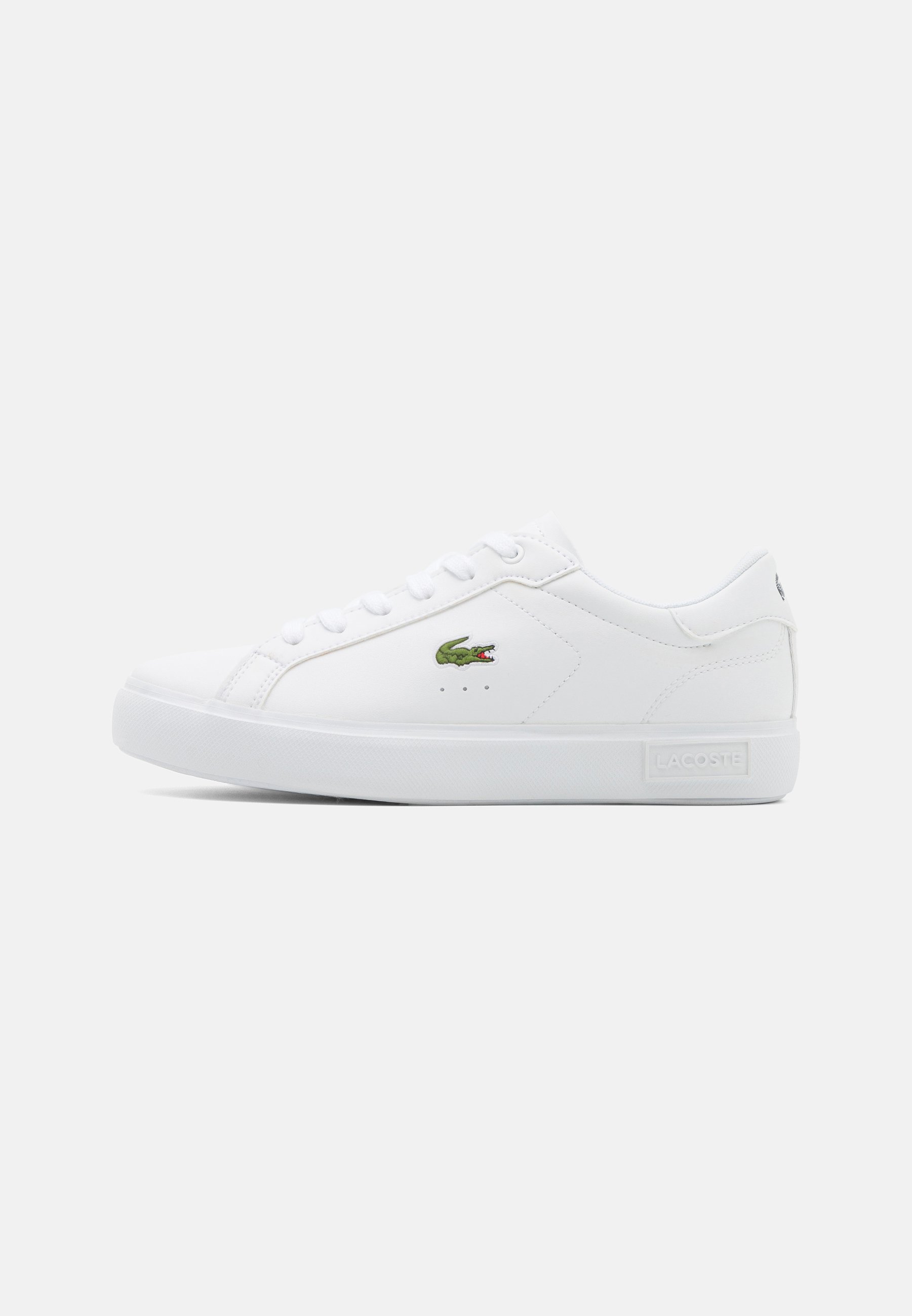 Lacoste POWERCOURT JUNIOR TRAINERS - Sneakers - wit