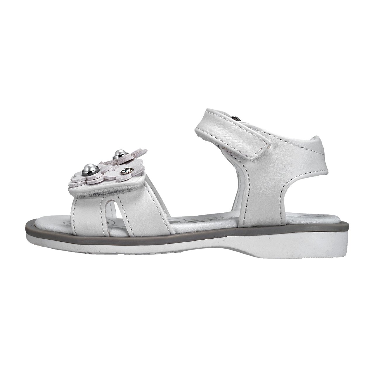 Cetra Sandalen mit weißen Blumen für Mädchen