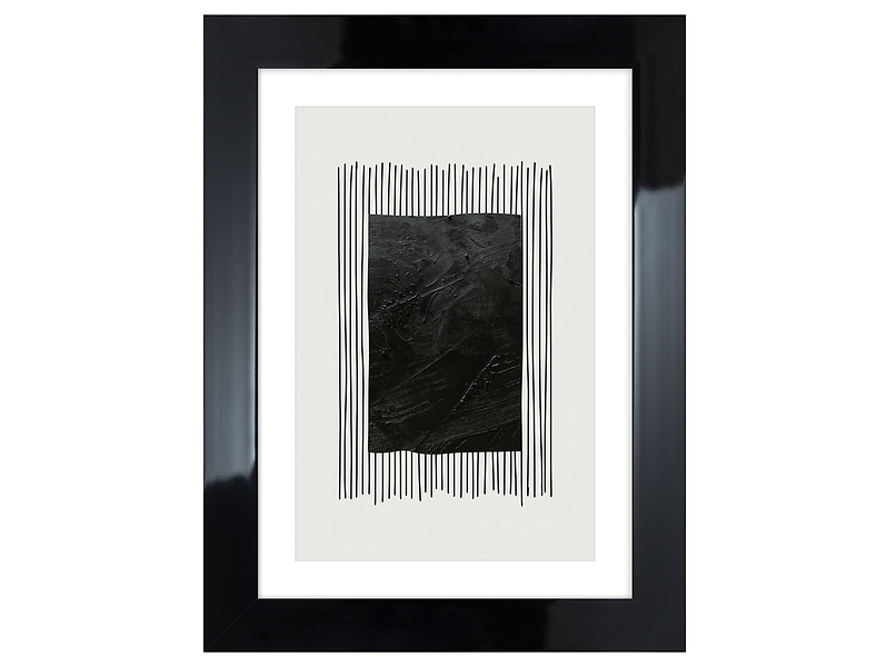 Obraz w ramie Black Rectangle 63x83 cm