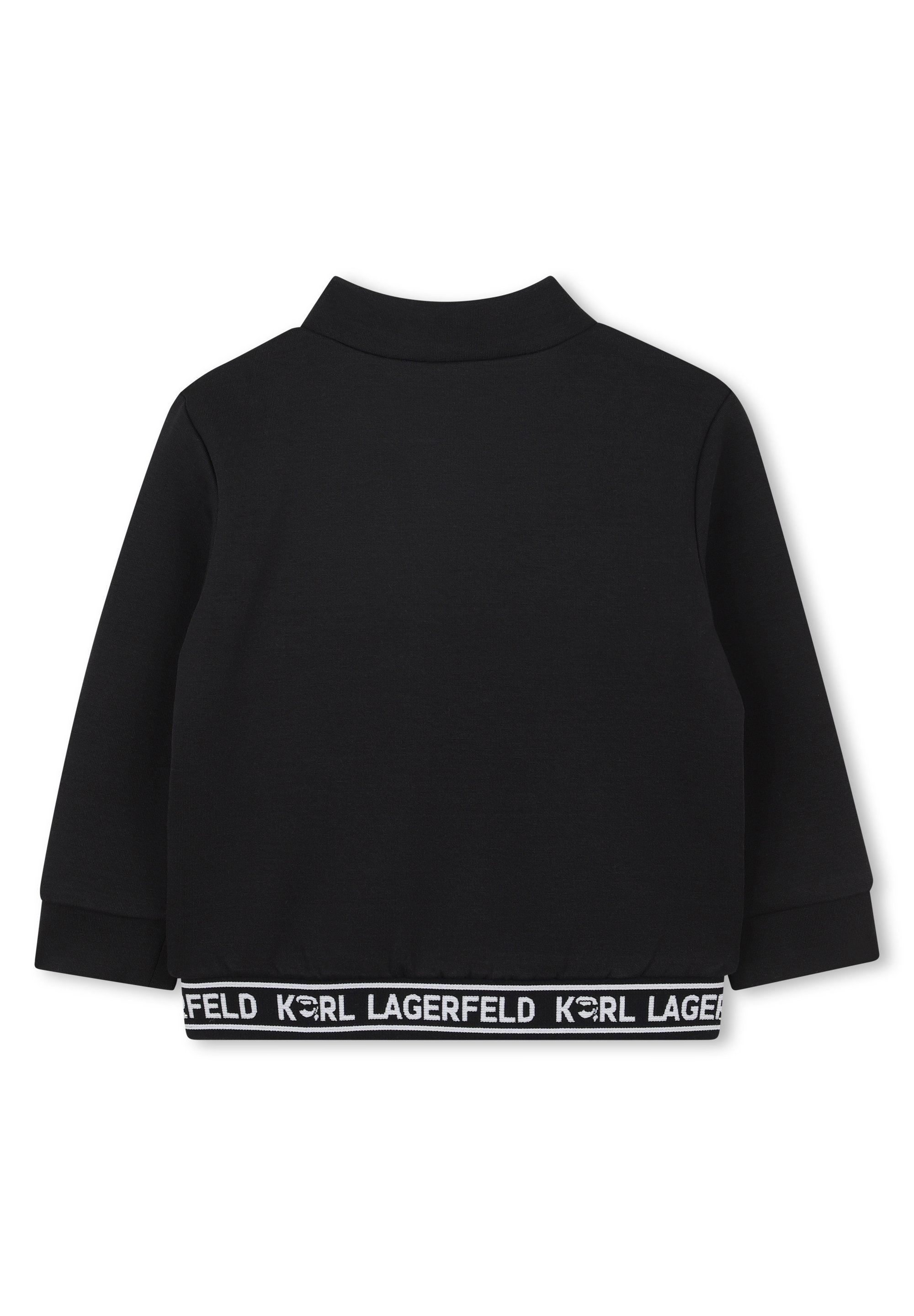 KARL LAGERFELD KINDERSET - Trui met rits - zwart