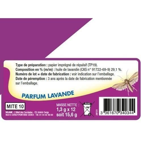 Fogli antitarme - ACTO - Abbigliamento - Pellicce - 12 unità