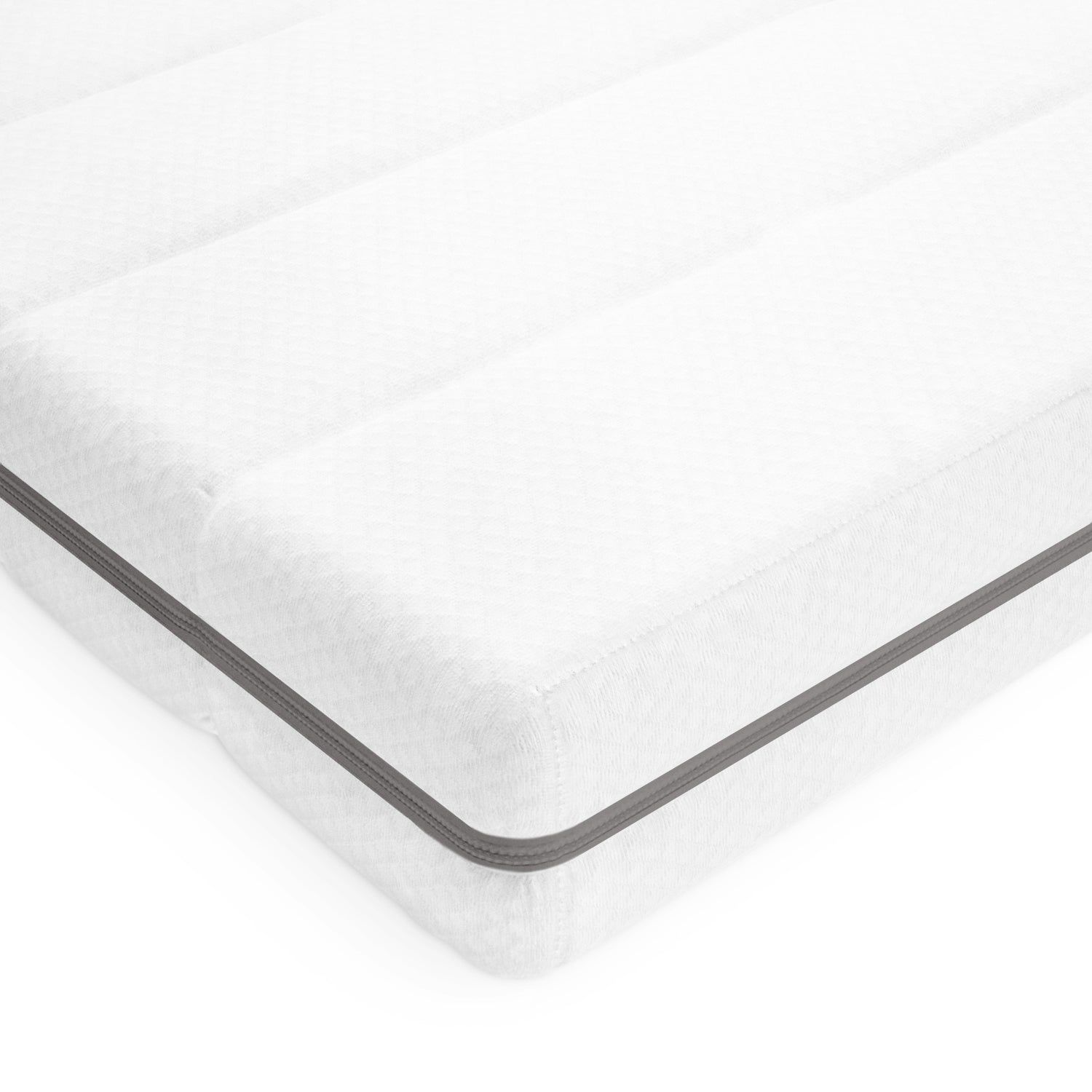 Cubrecolchón de espuma - 90x190 cm - Comodidad superior - Cubrecolchón ergonómico - 5 cm de grosor - Funda extraíble