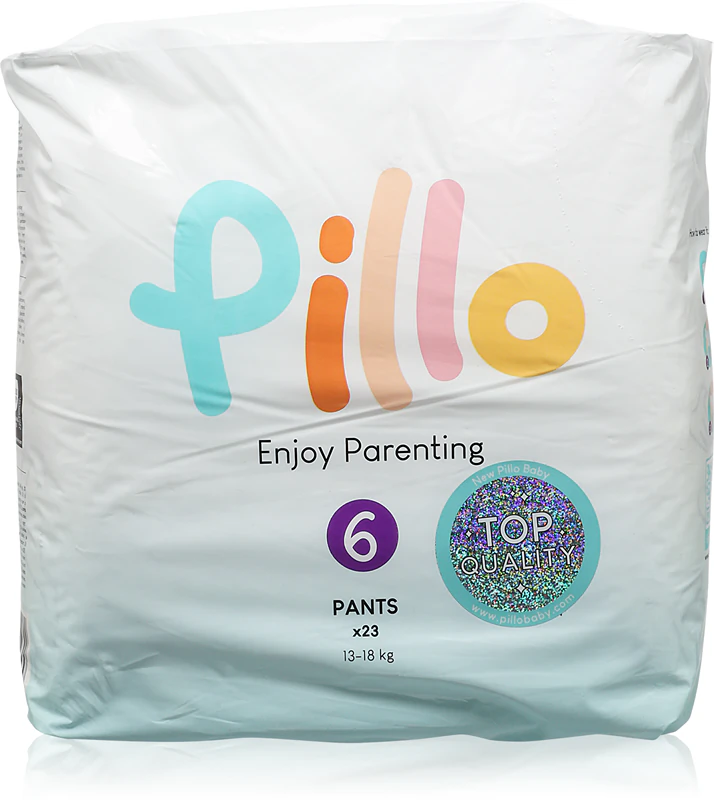 Fraldas descartáveis Pillo Premium Pants tamanho XL, número 6.