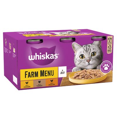 Whiskas 1+ Dosen-Sparpackung 24 x 400 g