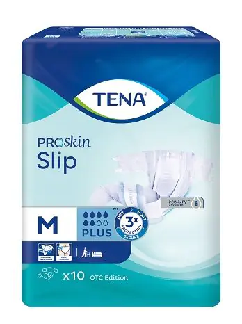 Tena Slip ProSkin Plus, Pieluchomajtki dla dorosłych, 73-122cm, Medium