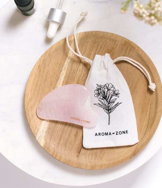 Gua Sha per il viso in quarzo rosa