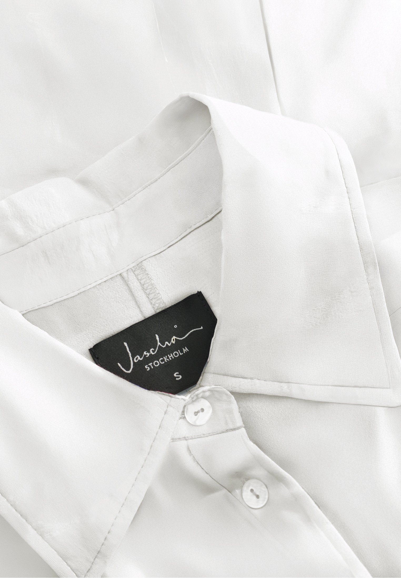 Jascha Stockholm NEW WIDE BUTTON - Camicetta con bottoni - bianco sporco