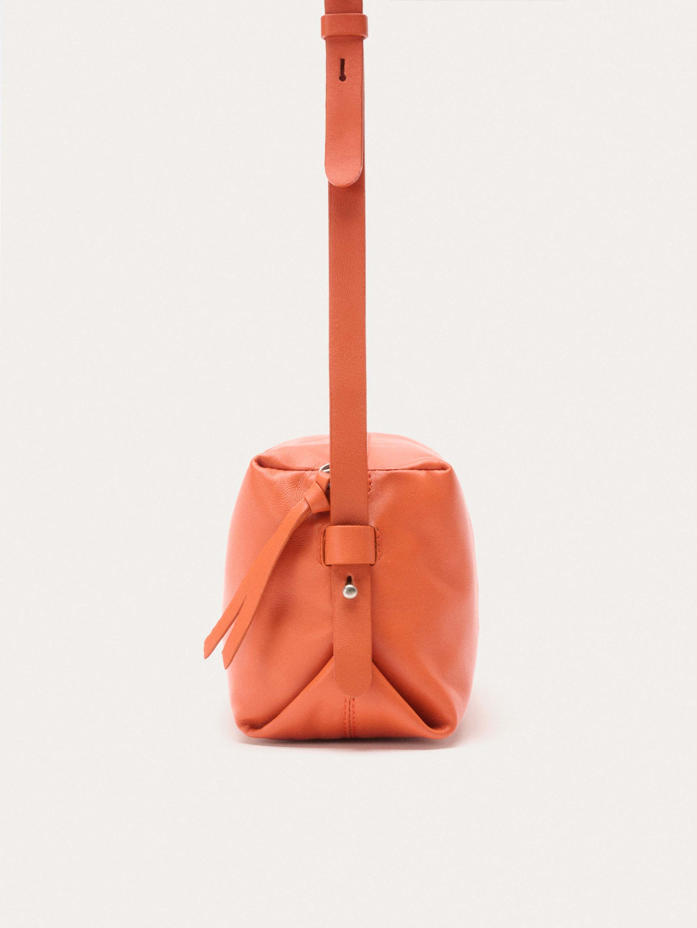 BANDOLERA PIEL HALL NARANJA