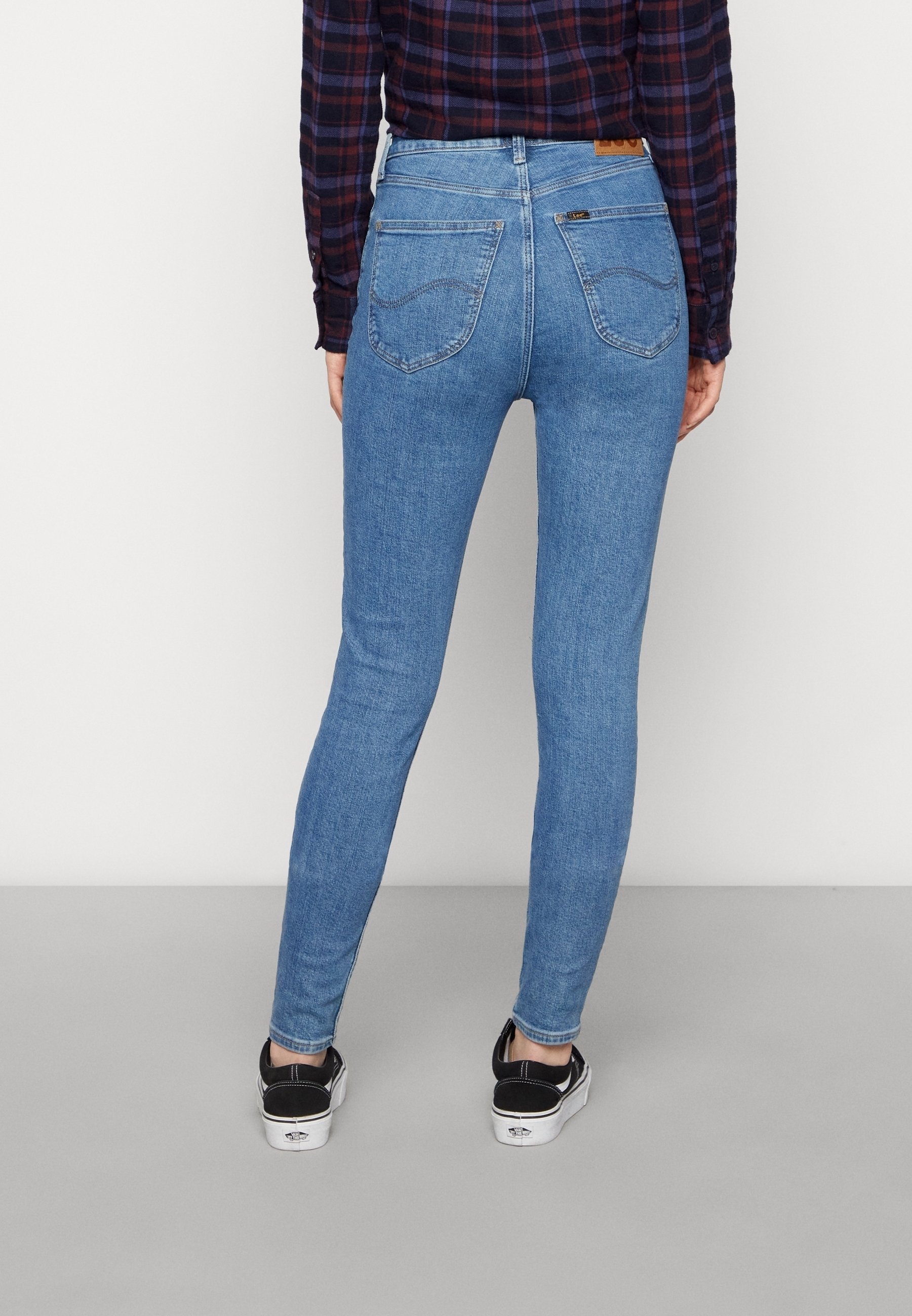 Lee Jeans Skinny Fit - blå denim