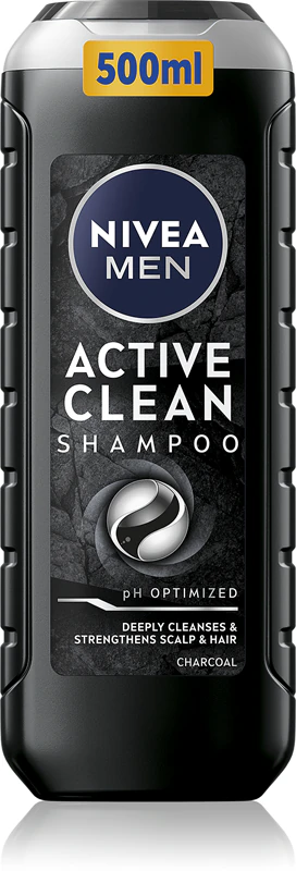 NIVEA MEN Active Clean Diepreinigende Shampoo met Actieve Kool