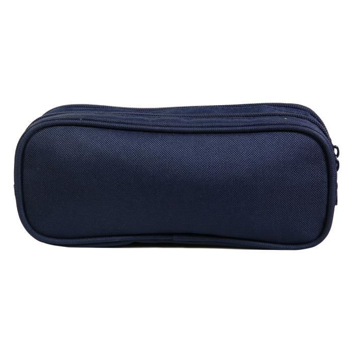 BAGTROTTER Trousse scolaire 2 compartiments Cybel Cheval Licorne Bleu