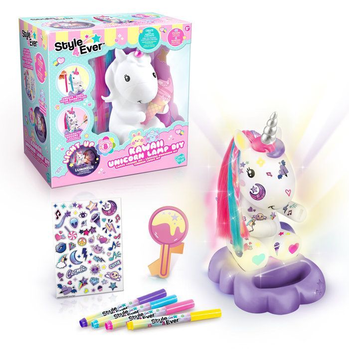 Lampe Licorne à Décorer Cosmique Edition Collector Canal Toys