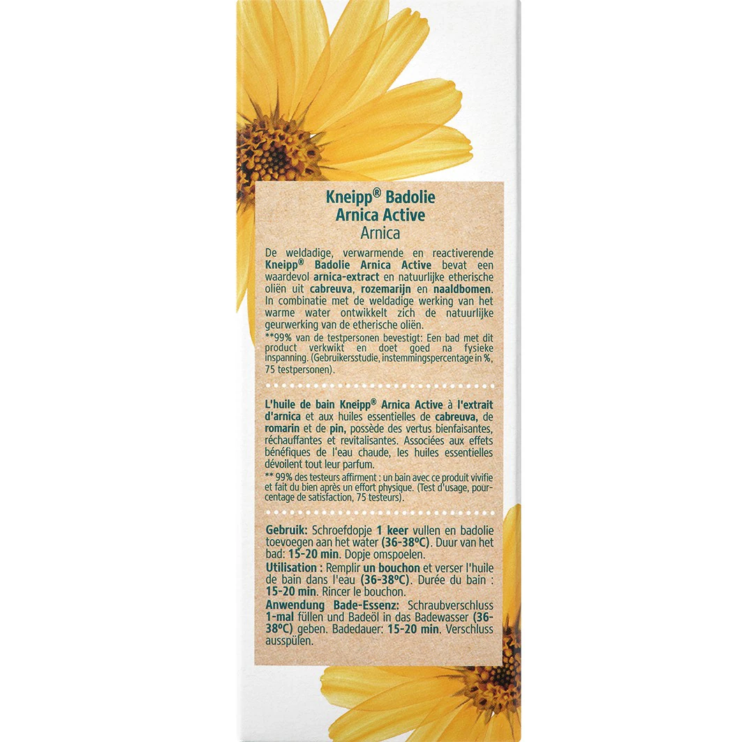 Kneipp Huile de Bain - Arnica - Arnica Active - 100 ml