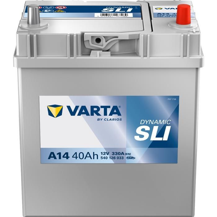 Batería de arranque Varta Blue Dynamic A14 12V 40Ah / 330A 540126033