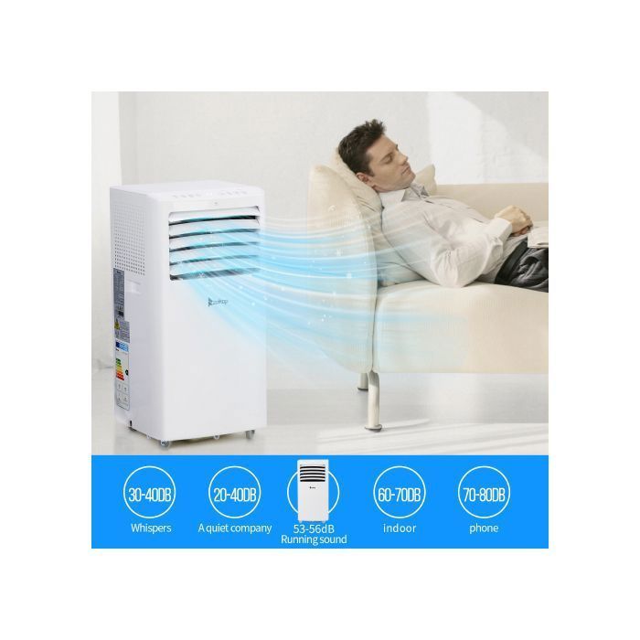 Aire acondicionado portátil - 12000 BTU - ALIGHTUP - 3,5 kW - Controlado por aplicación - Temporizador de 24 horas