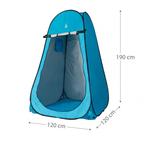 Aktive Camping Sköttält med Golv 120x120x190 cm Blå