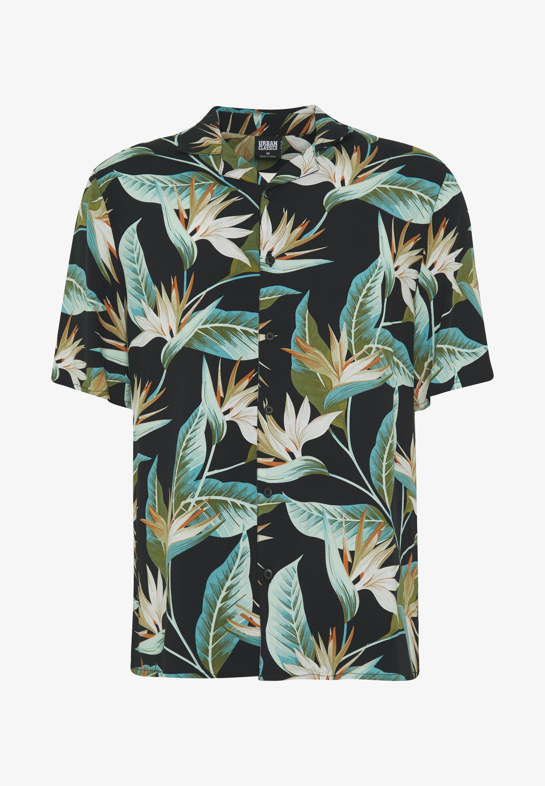 Urban Classics BLOSSOMS - Shirt - zwart