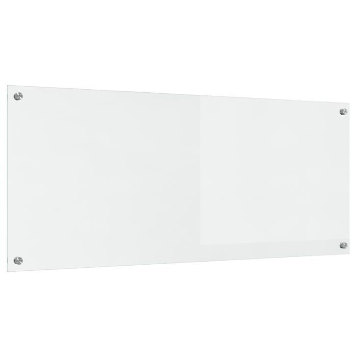 Crédence - Transparent 120 x 50 x 0,6 cm - Verre trempé - Résistante à la chaleur - Facile à nettoyer