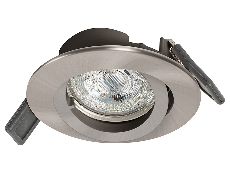 Oczko Spotlight LED aluminiowa 8,85 cm szare