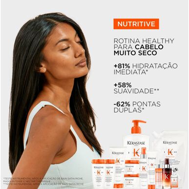 Kérastase Nutritive Bain Satin Riche Shampoo Navulling voor zeer droog haar 500 ml