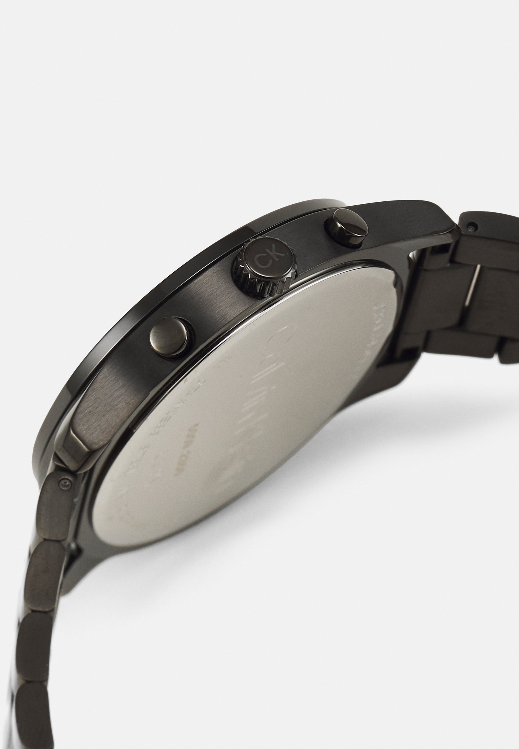 Calvin Klein MULTI FUNCTIONS BRUSHED DIAL - Zegarek chronograficzny - czarny