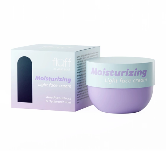 Fluff In Your Soul krem nawilżający z ametystem i kwasem hialuronowym 50 ml