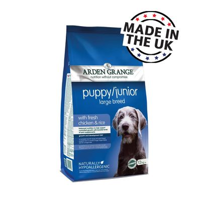 Arden Grange Cuccioli/Juniores di taglia grande - Pollo e riso