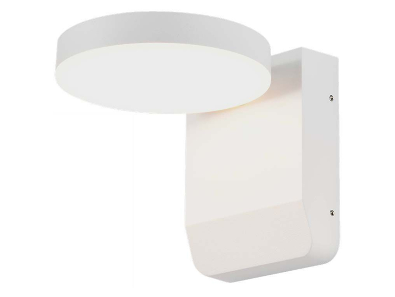Kinkiet zewnętrzny VT-11020 LED 16 cm 3000K aluminiowy biały