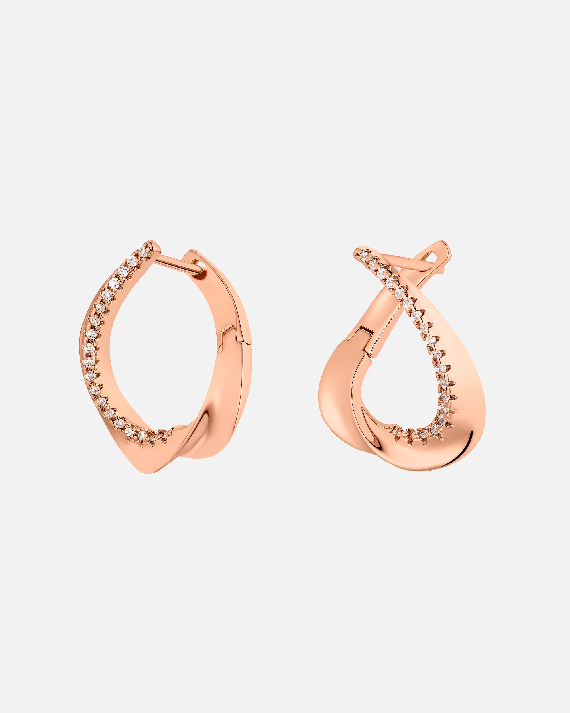 Heideman Boucles d'oreilles Jarla couleur or rose