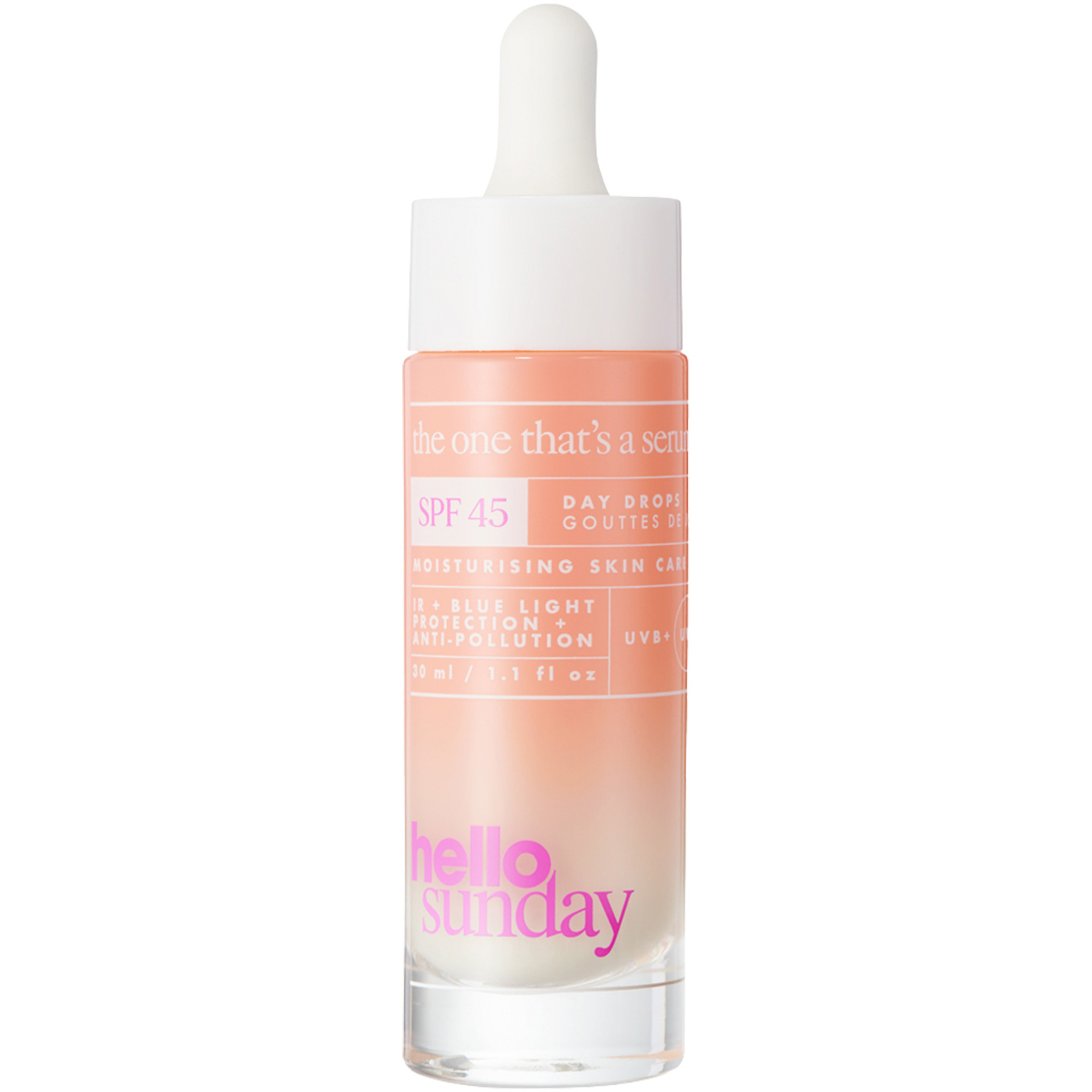 Serumas „The One That's A Serum“ – SPFDrops SPF45 30 ml – „Hello Sunday“