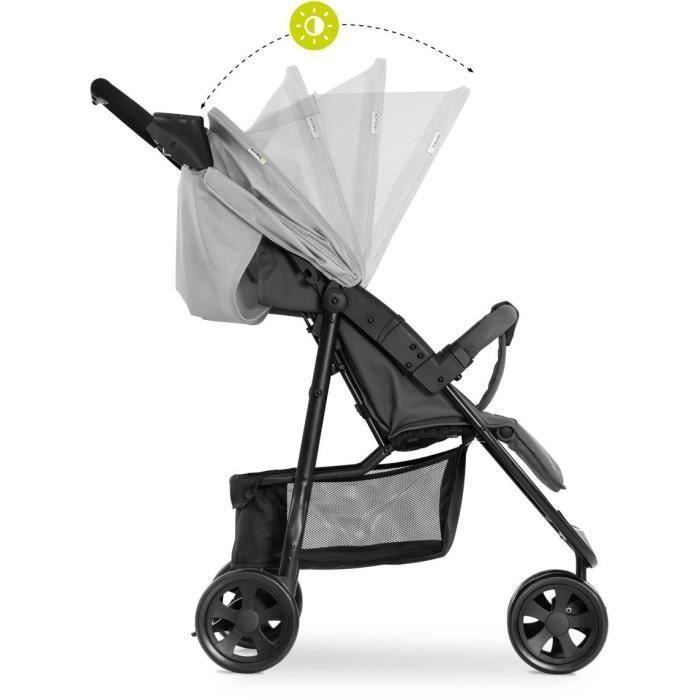 HAUCK - Poussette compacte - CITI NEO II - 3 roues - Gris