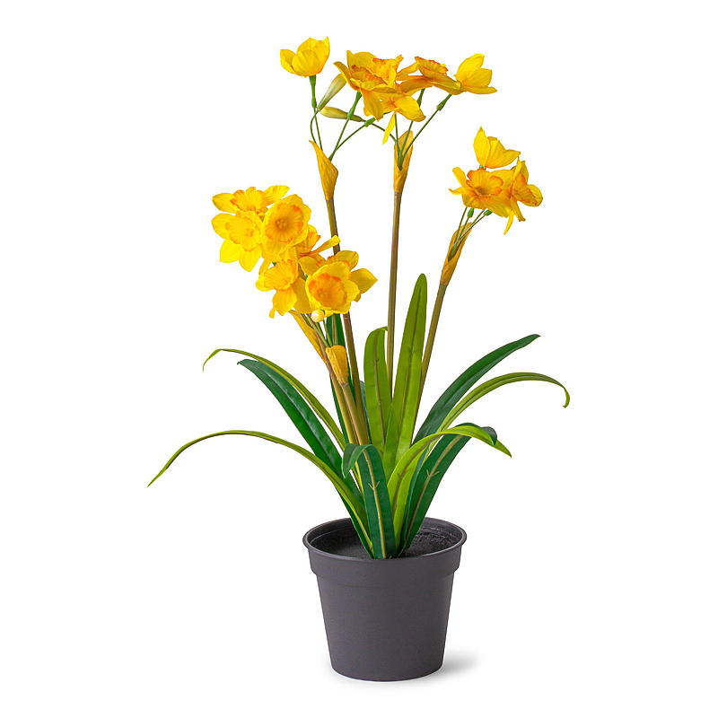 Fiore di narciso in seta, 51 cm