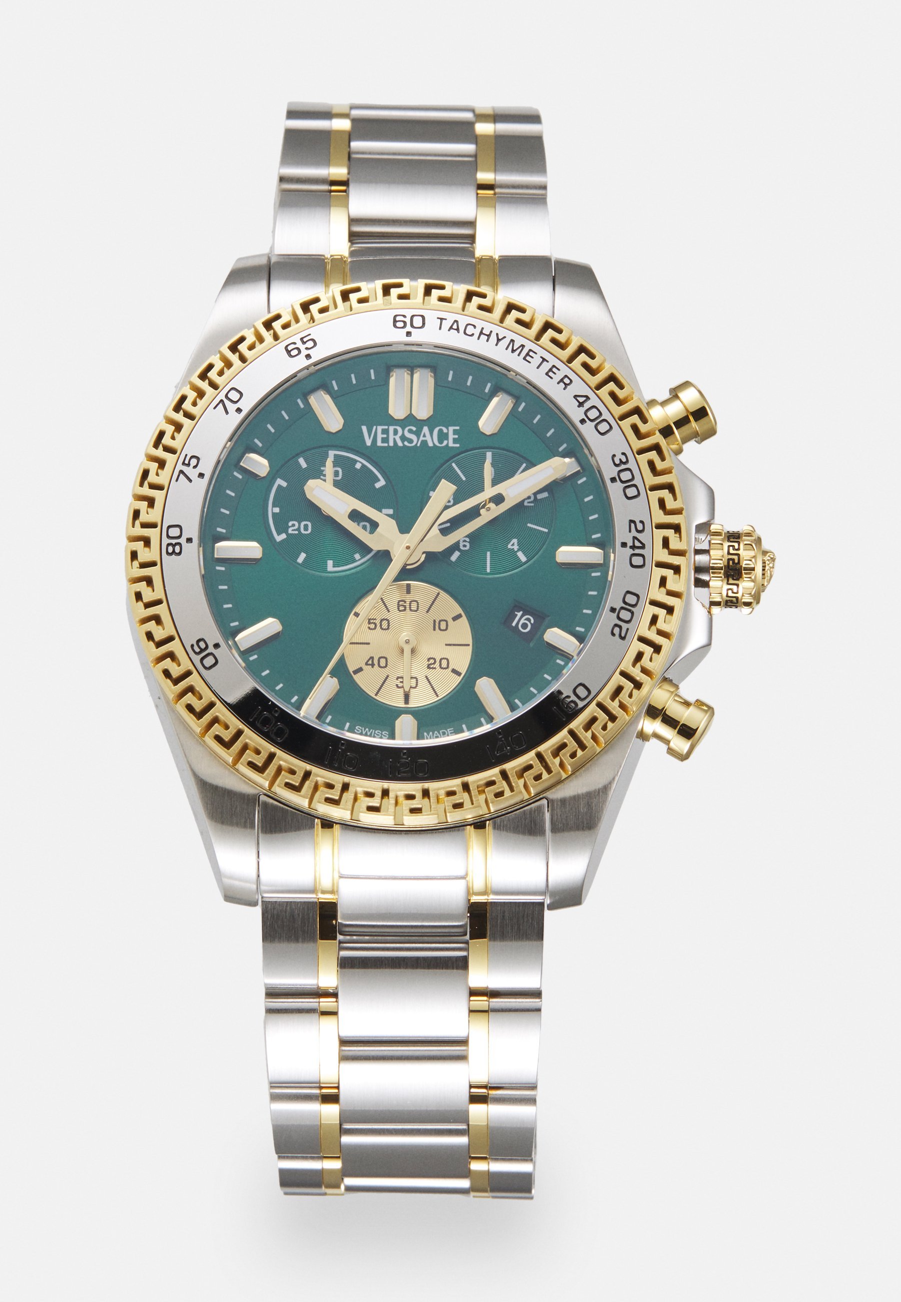 Versace VERSACE CHRONO X - Chronograafhorloge - zilverkleurig/goudkleurig