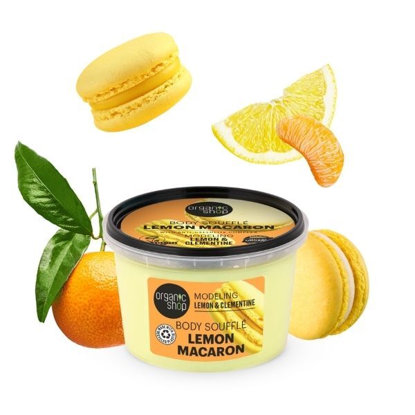 Bio-Shop Zitronen-Macaron-Körper-Soufflé Zitrone & Clementine