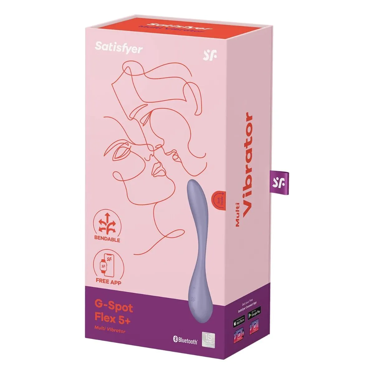 Satisfyer Masażer G-Spot Flex 5+ Lilac