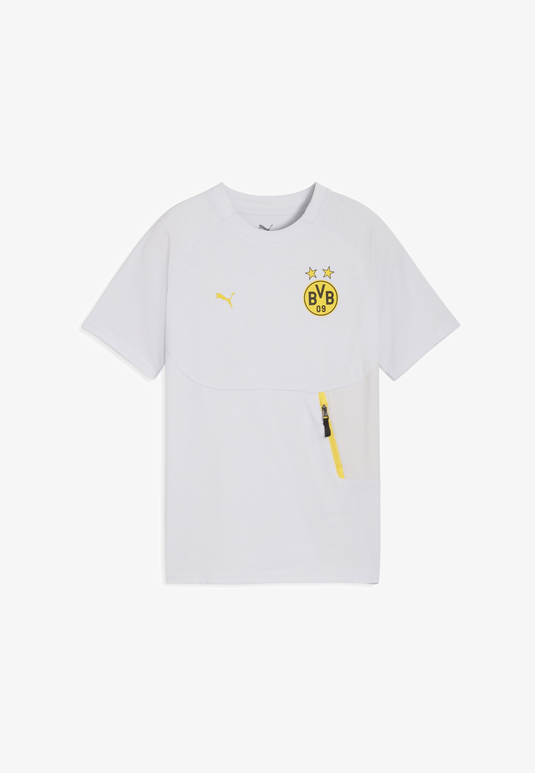 Puma BORUSSIA DORTMUND - Clubkleding - Silver Mist Faster Yellow