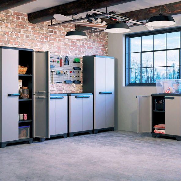 Kunststoffschrank Big Linear, 68 x 39 x 173 cm