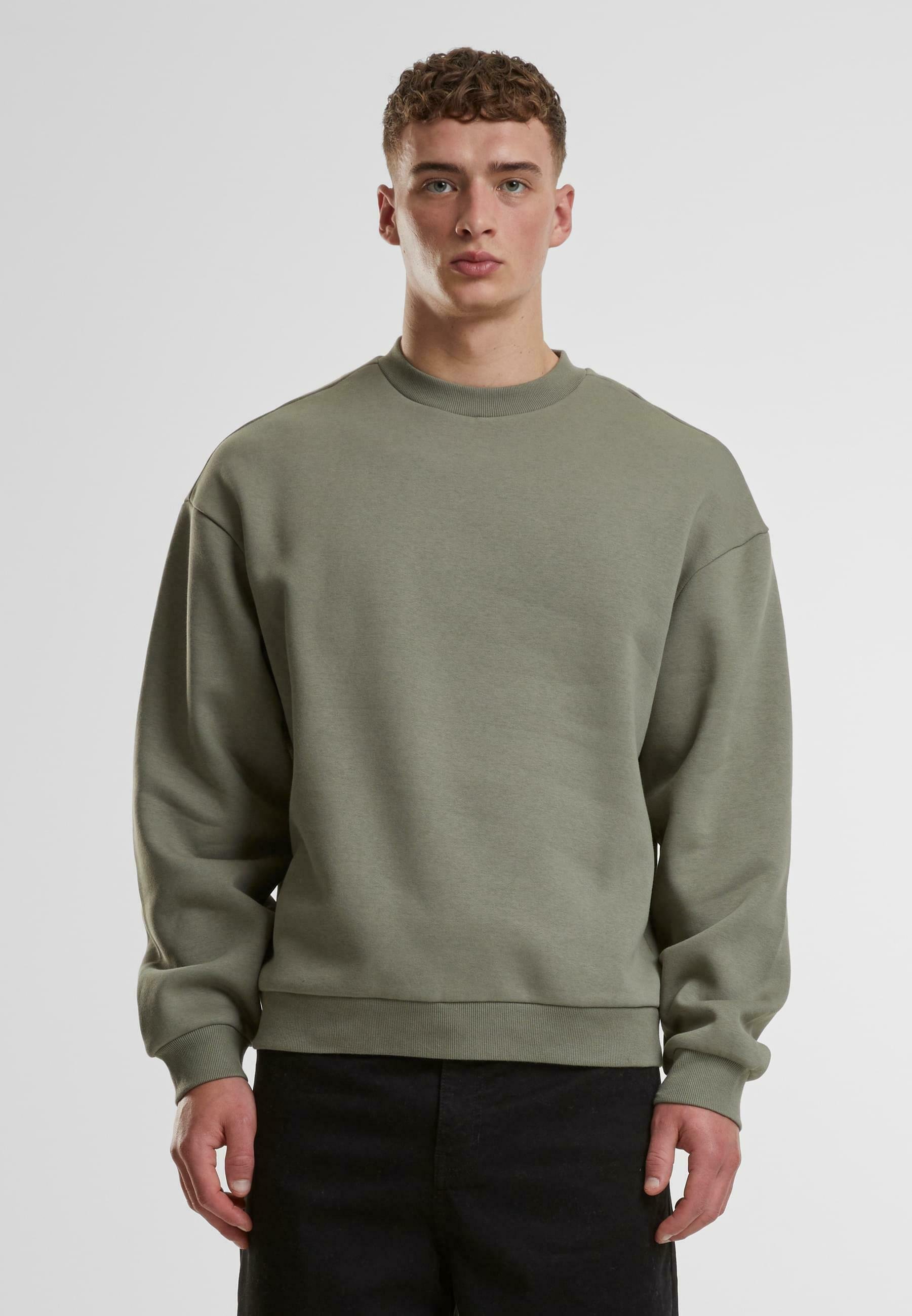 Felpa girocollo Urban Classics FLUFFY - paleolive